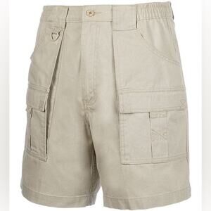 Hook & Tackle Beer Can Cargo | Cotton | Cargo Pocket | Fishing Shorts   Size: 32